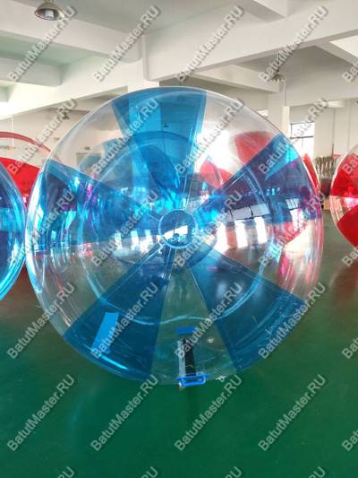 Аттракцион Водный шар ПВХ «Прозрачно-голубой» 1,8*1,8*1,8 м