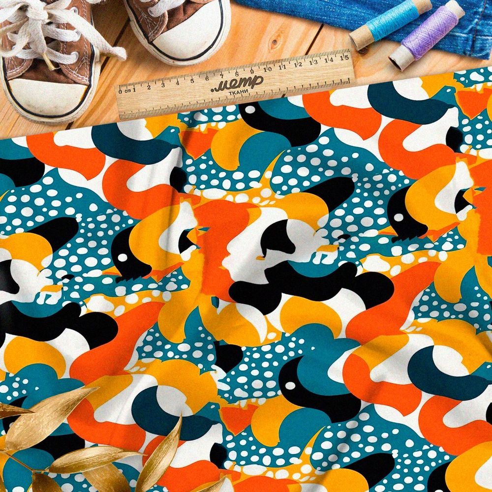 Ткань премиум дюспо магический осадок