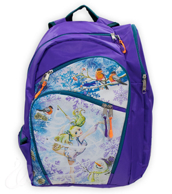 Снежинка Фиолетовый/бирюзовый