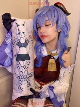 Мини дакимакура фурри Кошка арт. M0670, 60х20 см