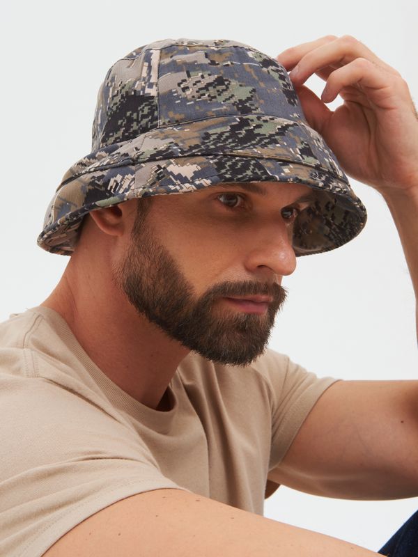 Панама-накомарник Трансформер ткань Смесовая цвет Лабиринт