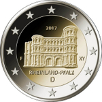 2 евро 2017 Германия - Рейланд-Пфальц
