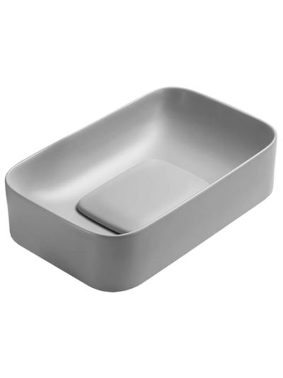 Раковина накладная (Матовая серая) WeltWasser WW ELBACH 78575-70 MT-GR 705х350х150