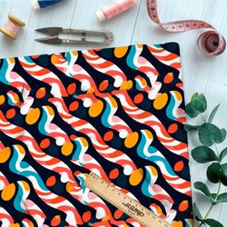 Ткань премиум шелк искусственный Армани мелодичные оттенки