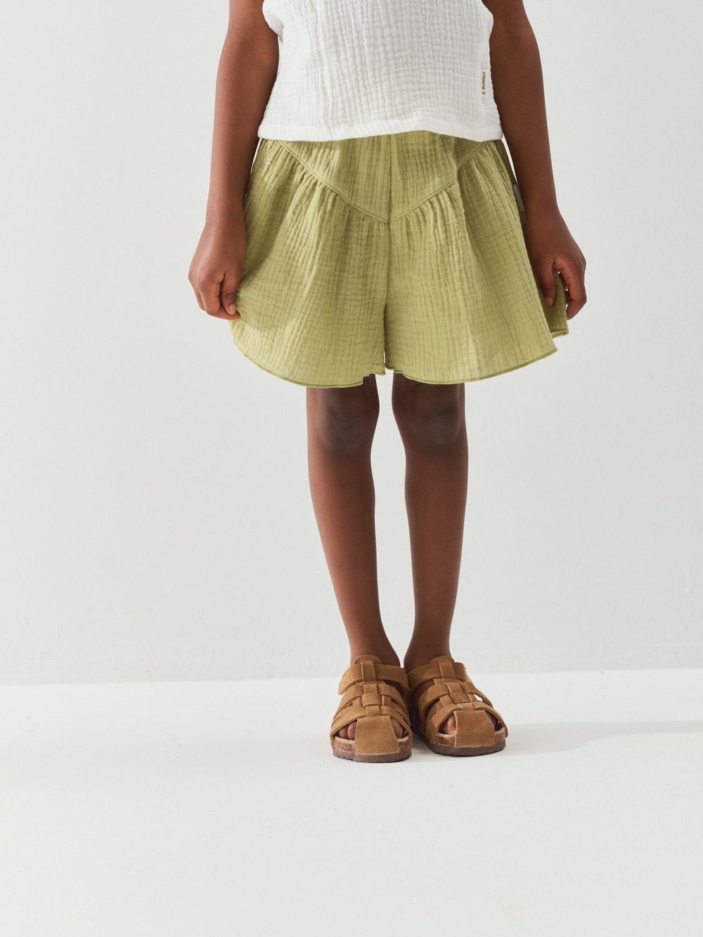 Шорты муслиновые "Шалфей"