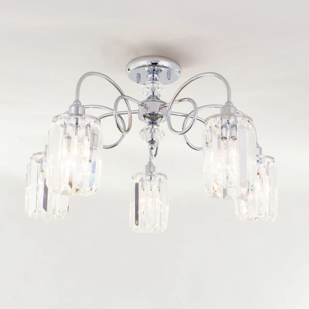 Citilux Синди CL330151 Люстра хрустальная Хром