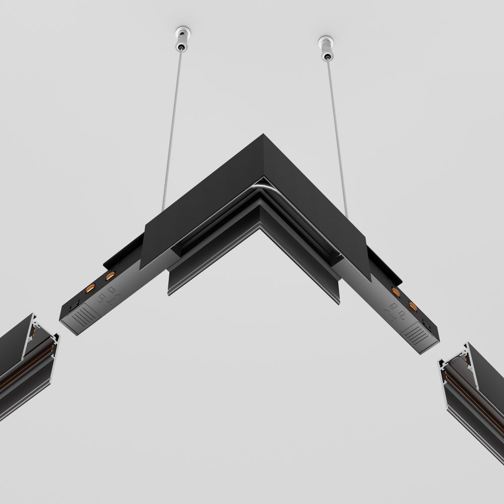 Коннектор питания угловой Maytoni Exility TRA034CPC-42B-15