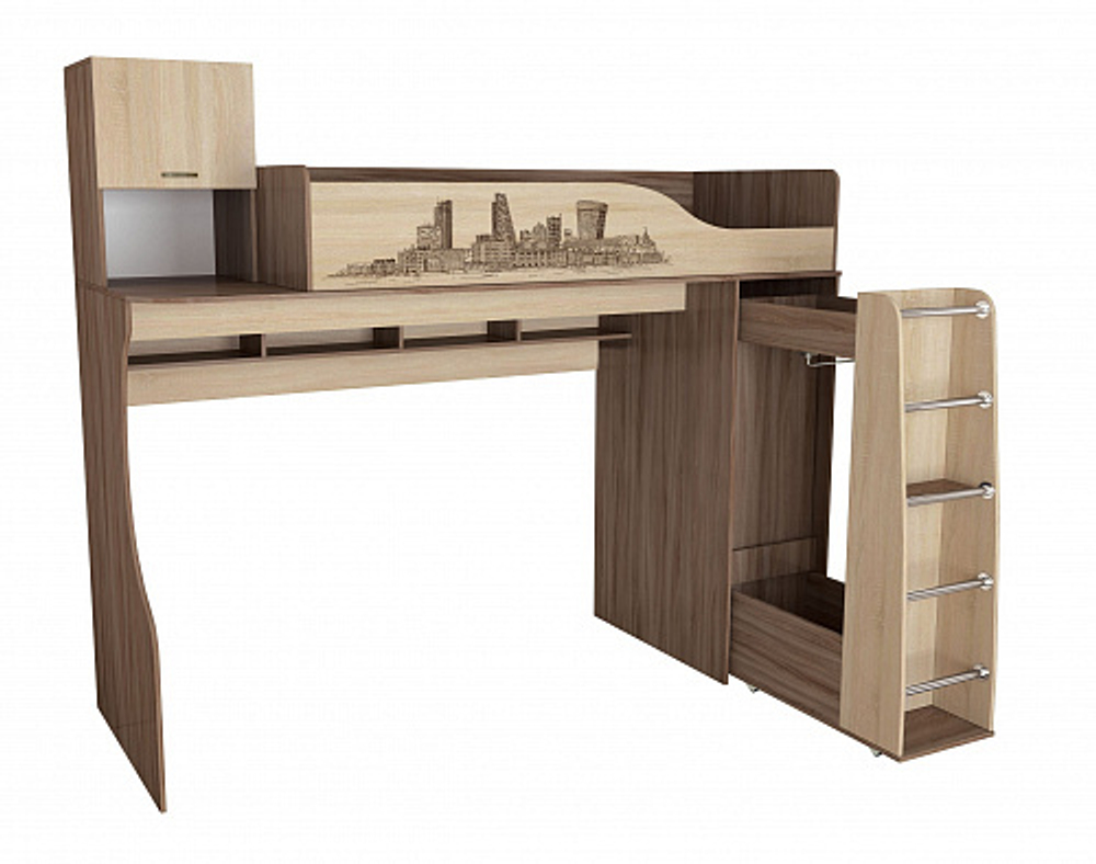 Кровать-чердак Орион 80х190