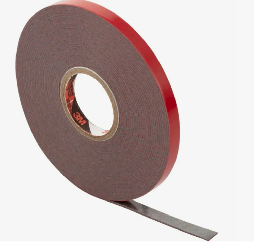 Скотч 2-х сторонний 3М  (6*5) Серый (уп1/20) 6008F