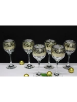 Фужеры для вина 6 штук Версаче