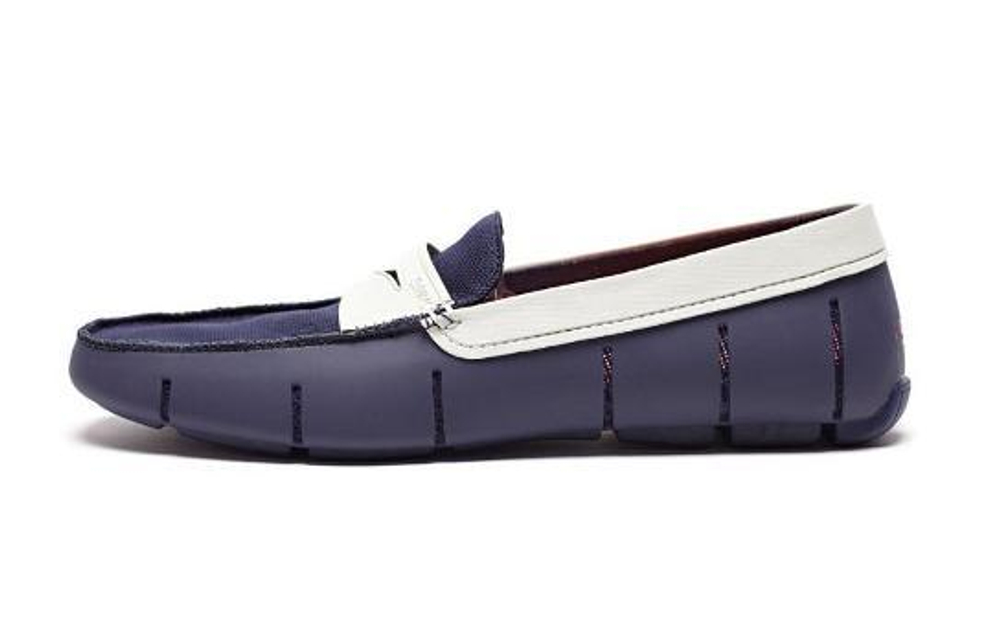 Мокасины Swims Penny Front Сине-серые