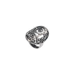 "Узорио"  кольцо в серебряном покрытии из коллекции "Витраж" от Jenavi