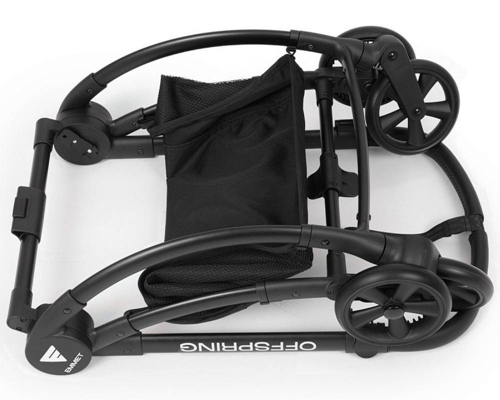 Детская прогулочная коляска Emmet Offspring OFS-01 Чёрный / (Black)
