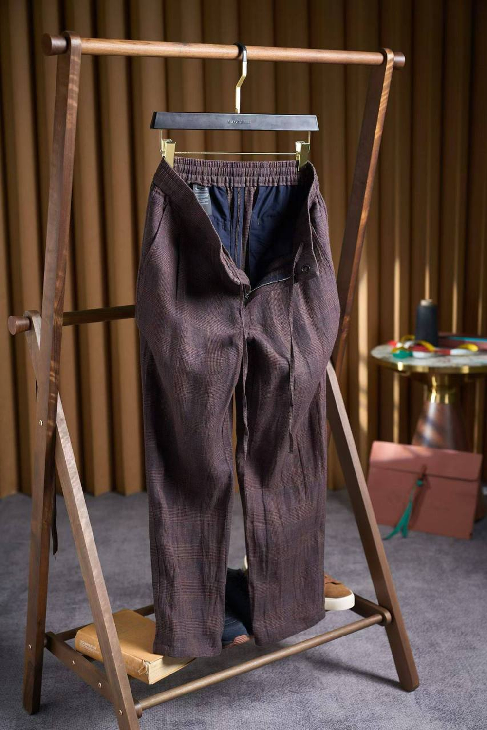 Льняной костюм Zegna