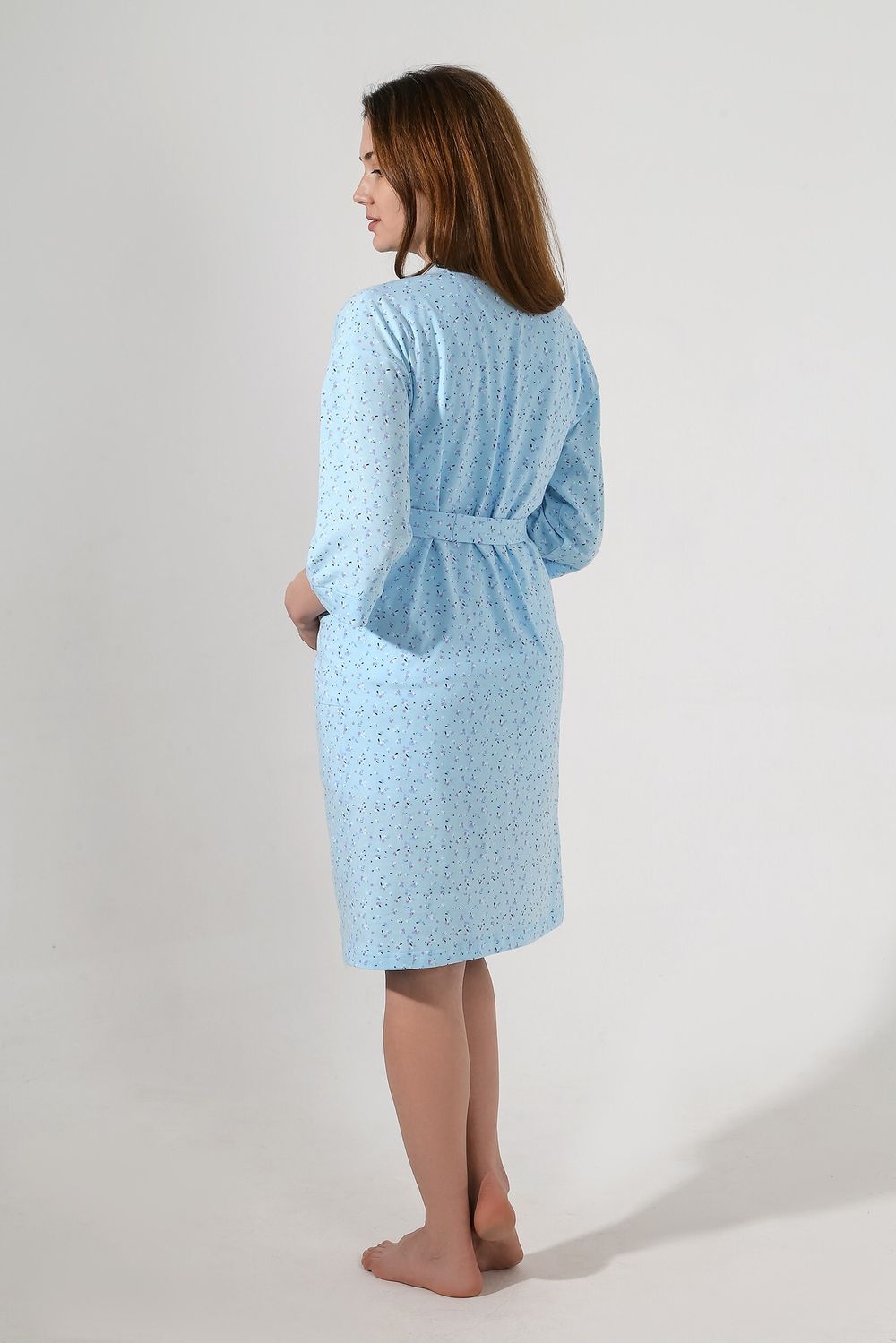 Халат женский Мамочка-6.1 Виотекс ГОЛУБОЙ