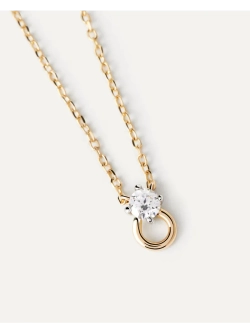 Колье Ari Solitary Золото 750 пробы