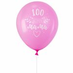Шары воздушные 30 см с рисунком "Для мамы", КОМПЛЕКТ 10 штук, ассорти, BRAUBERG, 591895