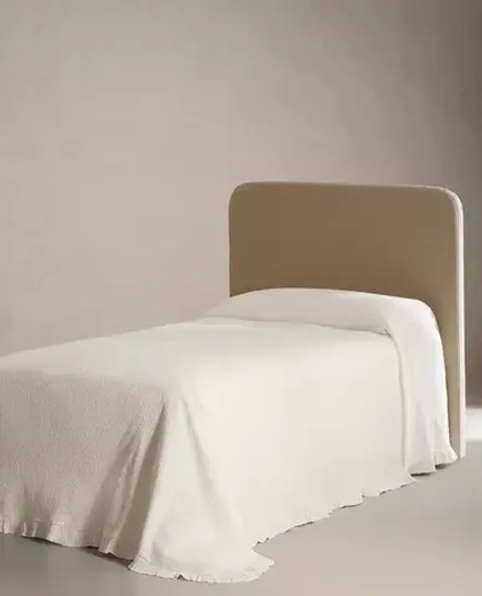 ZARA HOME ДЕТСКОЕ ПОКРЫВАЛО ИЗ РЕЛЬЕФНЫМ УЗОРОМ, ВАНИЛЬНЫЙ