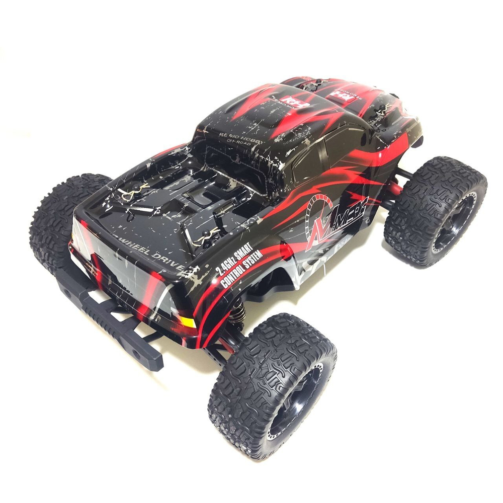 Радиоуправляемый монстр Remo Hobby MMAX Brushless (бесколлекторный) 4WD 2.4G 1/10 RTR RH1035-red