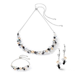 Серьги Coeur de Lion Black-Crystal 4639/21-1318