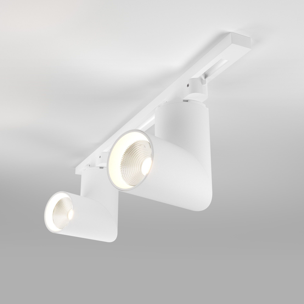 Трековый светильник для однофазного шинопровода Corner белый 15W 4200K (1 шт.) LTB33