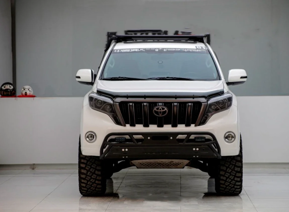 Силовой передний и задний бампер для Toyota Land Cruiser Prado 150 LC150 Тойота Прадо Крузак защитный обвес