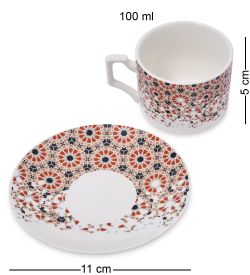 GAEM Art MUG-435/4 Набор из 6 чайных пар