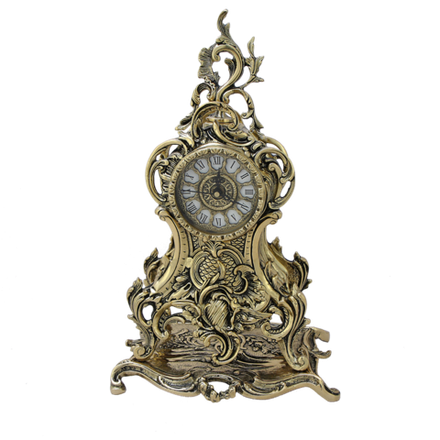 Bello De Bronze Часы Долфин каминные, золото