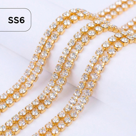 Цепочка со стразами Crystal Gold