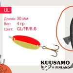 Блесна для рыбалки UL 1 30/4,0 BL/GR/FYe/FR-C