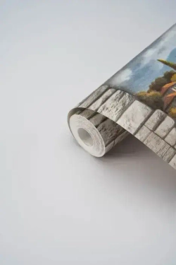 Обои бумажные, моющиеся, полуметровые, 0,53*10м, Рандеву 7