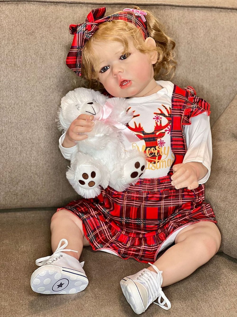 Кукла Реборн мягконабивная 75см в пакете (FA-348A)