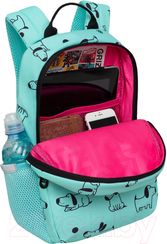 Çanta \ Bag \ RO-470-2 Рюкзак (/1 собачки на мятном)