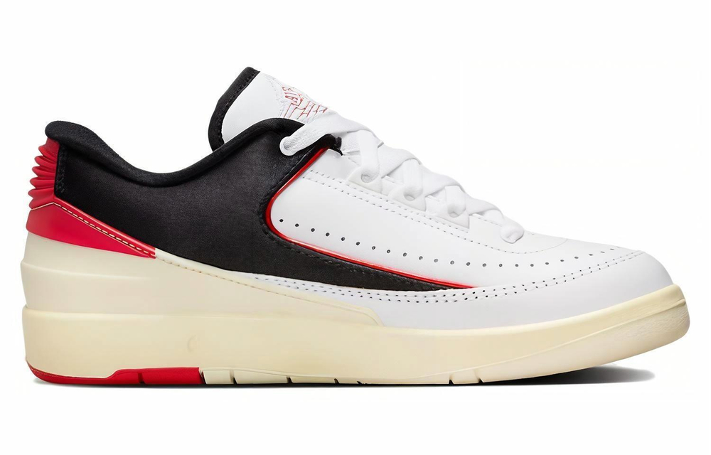 Кроссовки Jordan Air Jordan 2 Low "Black Satin" (Женская размерная сетка)