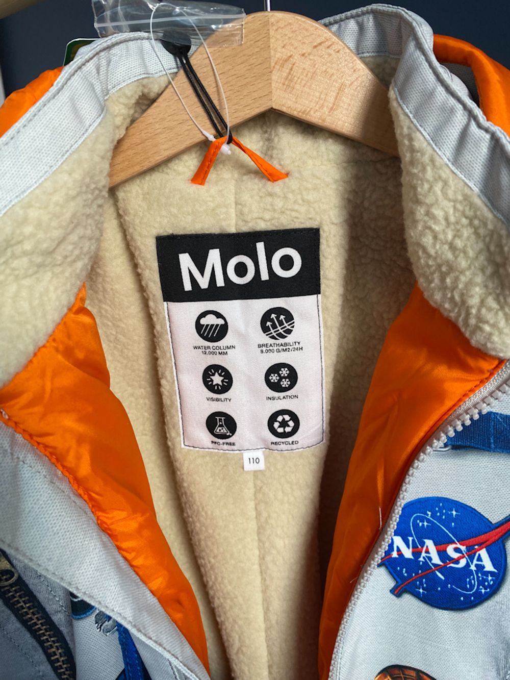 Новый утепленный комбинезон Molo, 110