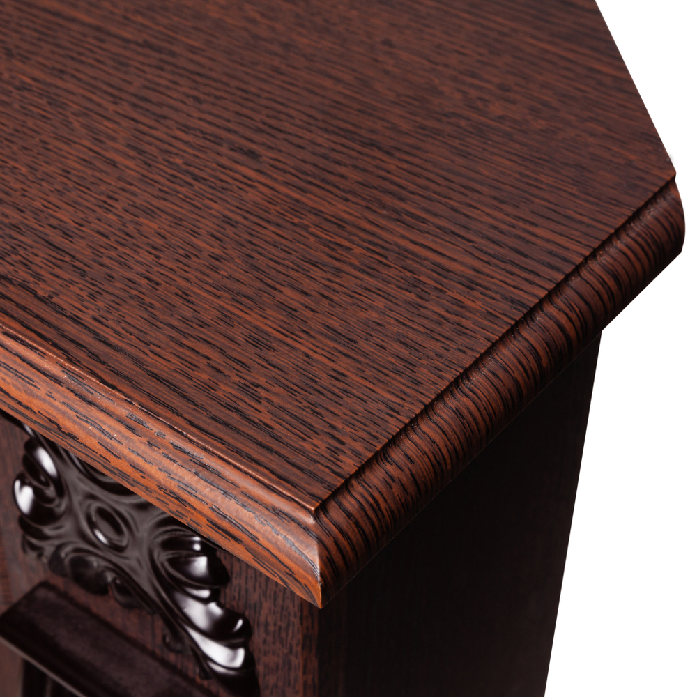 Каминокомплект Real Flame Dominica Corner DN с очагом Fobos Lux Brass (угловой)