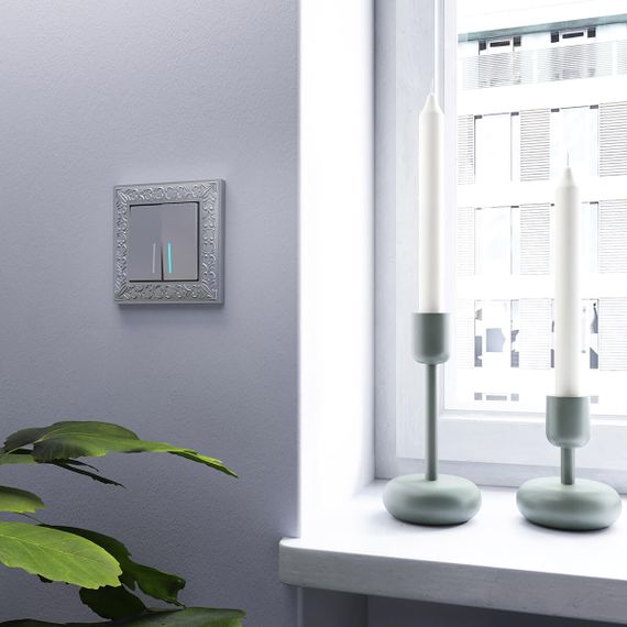 Рамка Werkel Antik на 1 пост матовый хром WL07-Frame-01 4690389145667