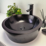Раковина из андезита Drum Black Medium DA-62997 45*45*15 09