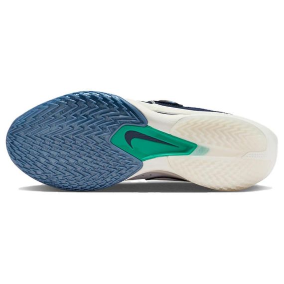 Кроссовки Nike Air ZOOM G.T. Вырезка из 3-х Баск-тбольных кросовок, Низки Белые и сине-зеленые Мужские