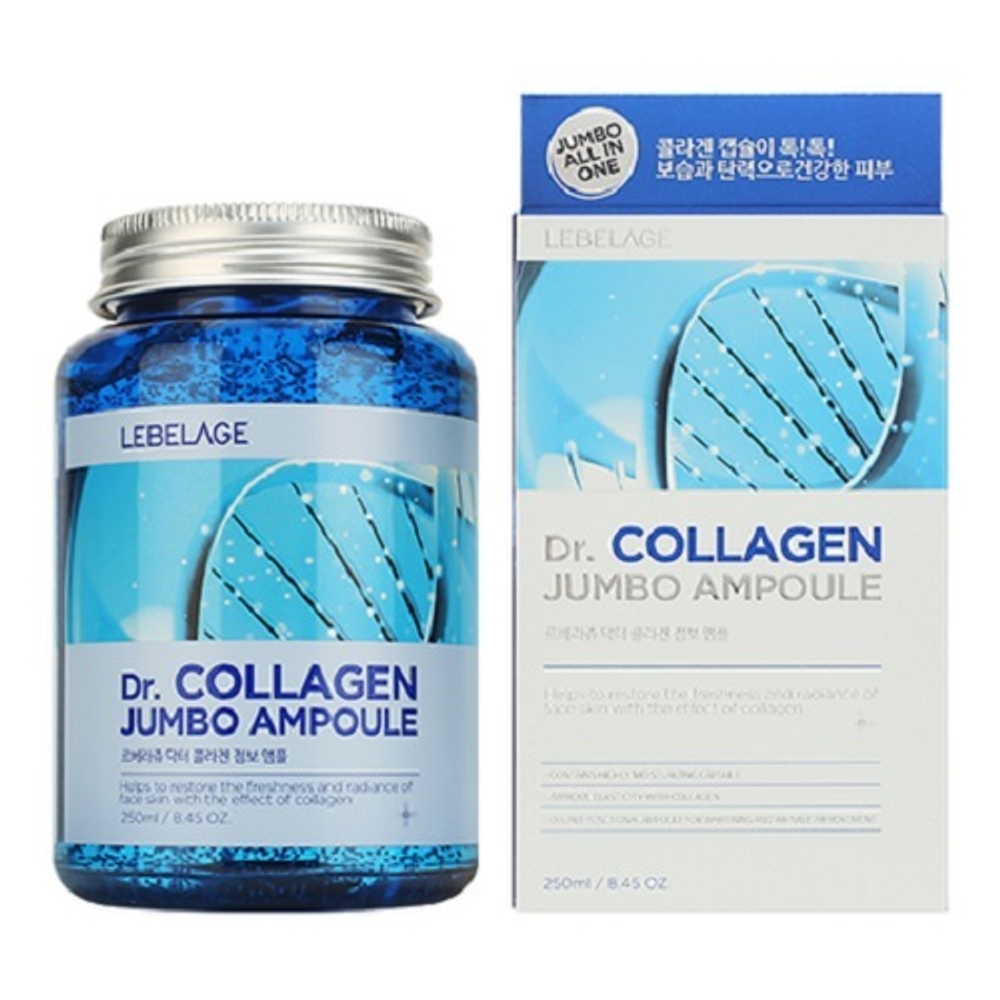 Омолаживающая сыворотка с Гиалуроновой кислотой и Коллагеном Lebelage Collagen Jumbo Ampoule 250мл