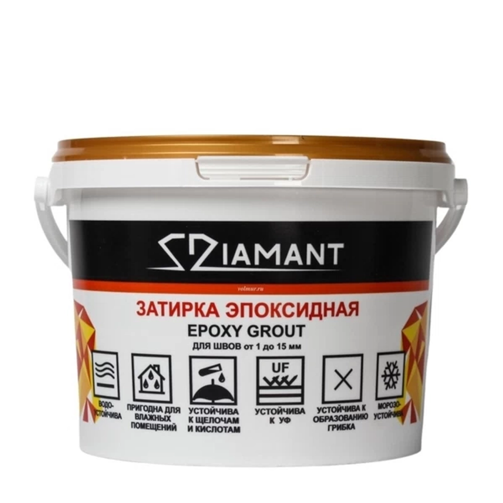 Затирка двухкомпонентная эпоксидная ДИАМАНТ COLOR (1 кг)