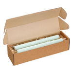 Набор из двух свечей мятного цвета из коллекции Edge, 24,5 см