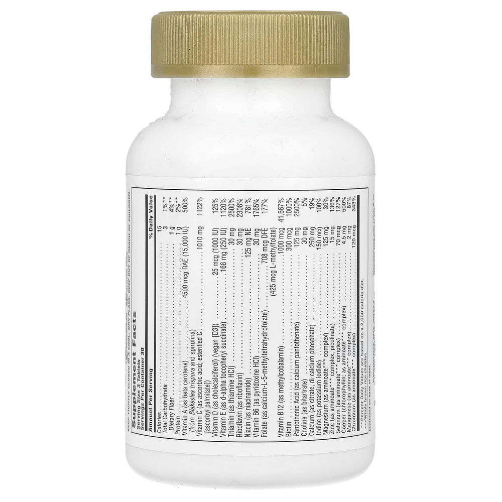 NaturesPlus, Source of Life Gold, The Ultimate Multi-Vitamin Supplement, 90 таблеток