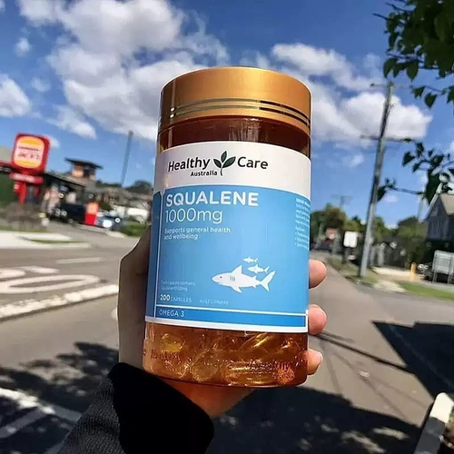 Сквален Акулы 1000 мг. (Акулий жир) Squalene 1000 mg. Healthy Care Australia