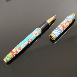 Ручка с ручной росписью Палех "Александр Невский"