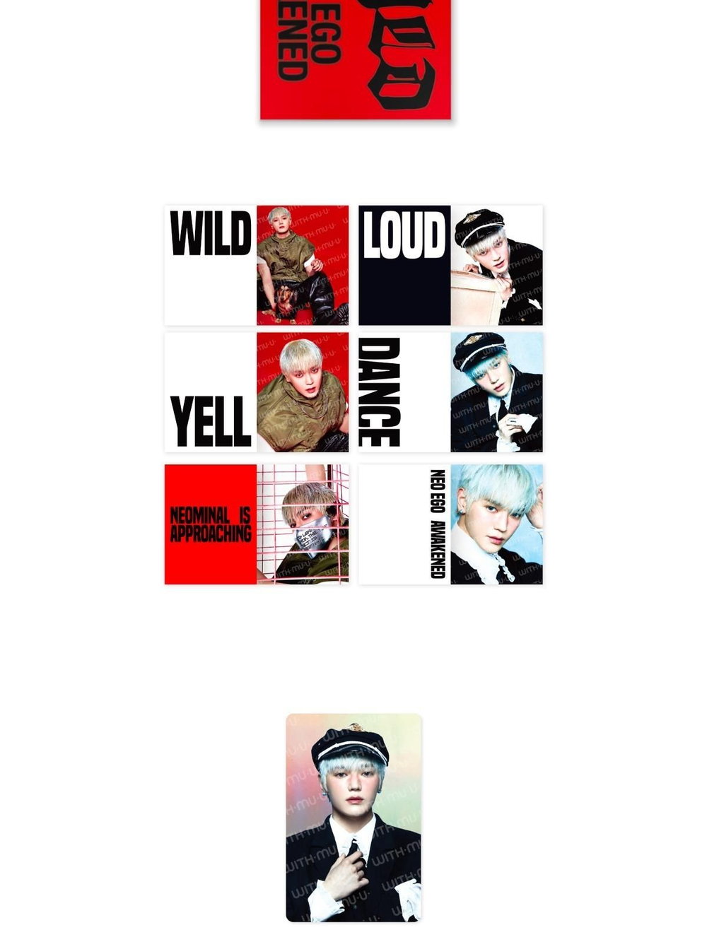(ПРЕДЗАКАЗ) публикация TAEYONG - WYLD 1st ALBUM OFFICIAL MD WYLD: TINY PHOTOBOOK SET