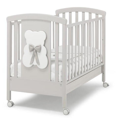 Детская кровать Erbesi Dudu серый/белый