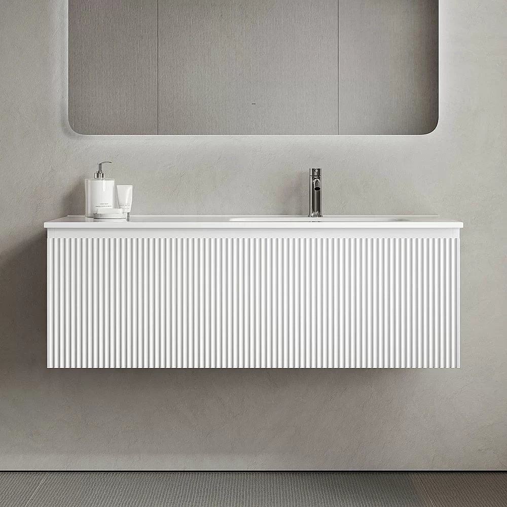 Тумба с раковиной Sancos Snob R 1.0 SNR1.0120LW/SNR1.0120RW Bianco