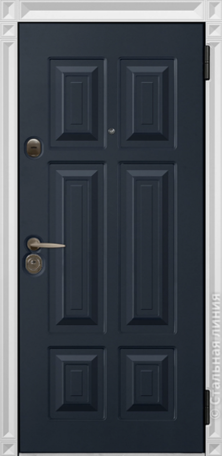 Бонди Терморазрыв (Синий RAL 5011/Слоновая кость RAL 9001) Bondie