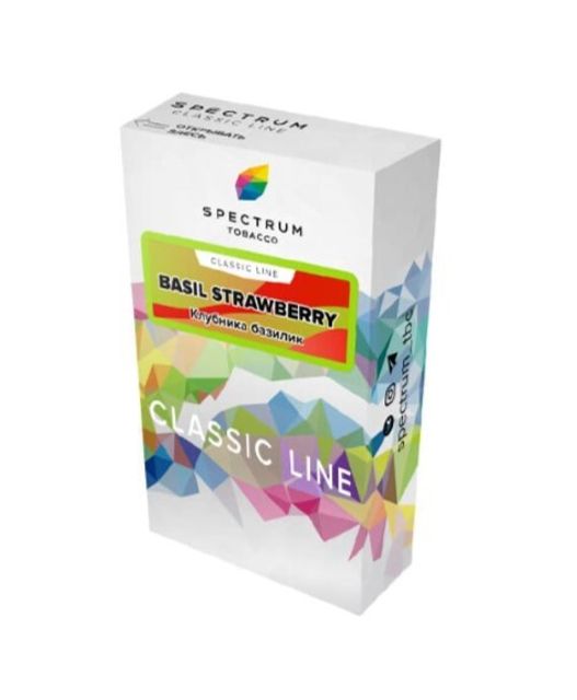 Табак Spectrum Classic Line - Basil Strawberry 40 г